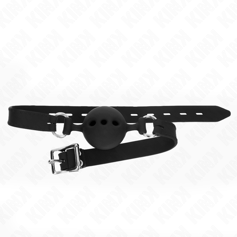Bâton silicone ajustable avec boule de 5 cm — KINK COLLAR & GAG