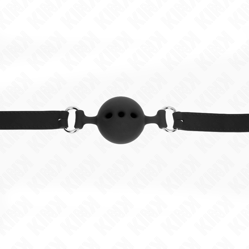 Bâton silicone ajustable avec boule de 5 cm — KINK COLLAR & GAG