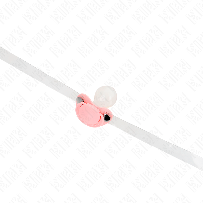 Gag sucette rose ajustable — KINK COLLAR & GAG