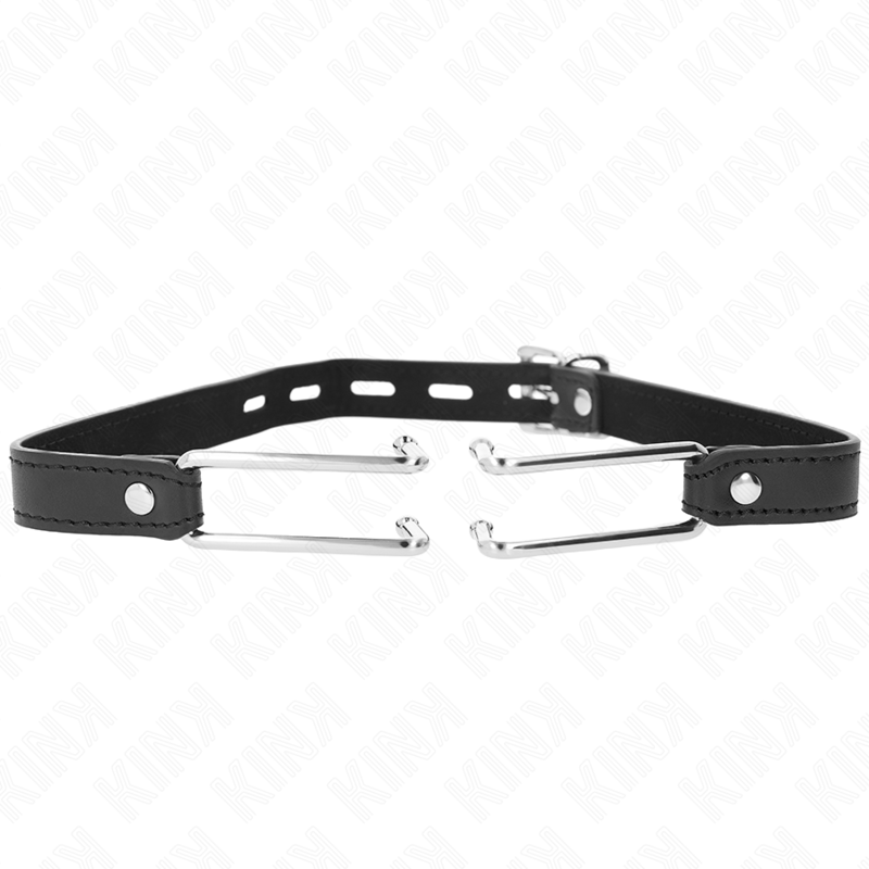 Bâton à crochet métal avec sangle cuir réglable — KINK COLLAR & GAG