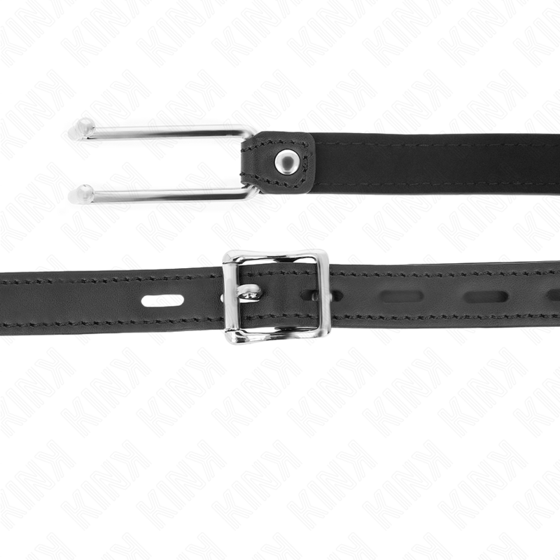 Bastão de gancho metálico com alça de couro ajustável — KINK COLLAR & GAG