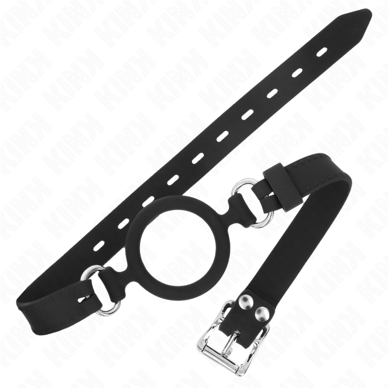 Gag à anneau en silicone 5 cm — KINK COLLAR & GAG