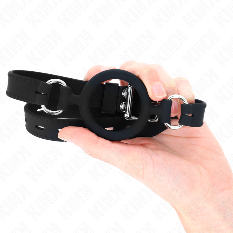 Gag à anneau en silicone 5 cm — KINK COLLAR & GAG