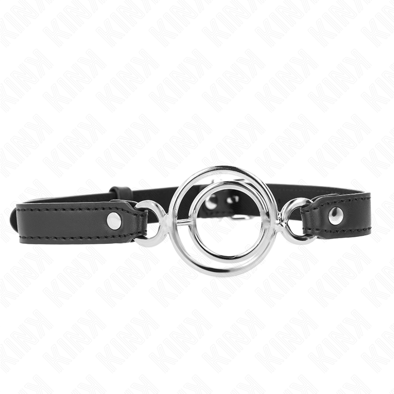 Gag à plusieurs anneaux réglable — KINK COLLAR & GAG