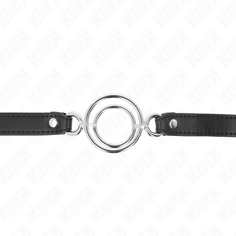 Gag à plusieurs anneaux réglable — KINK COLLAR & GAG