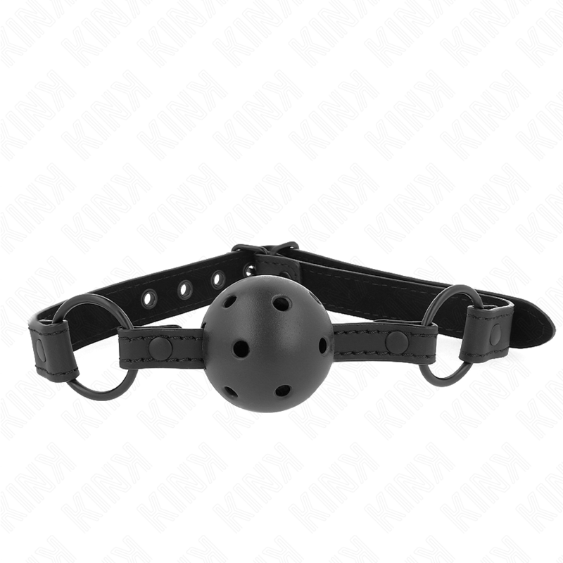 Bâillon boule néoprène réglable — KINK COLLAR & GAG