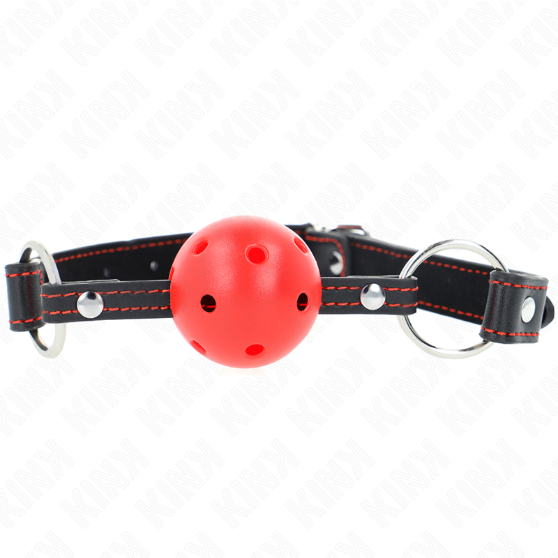 Bâton creux rigide rouge 65 cm — KINK COLLAR & GAG