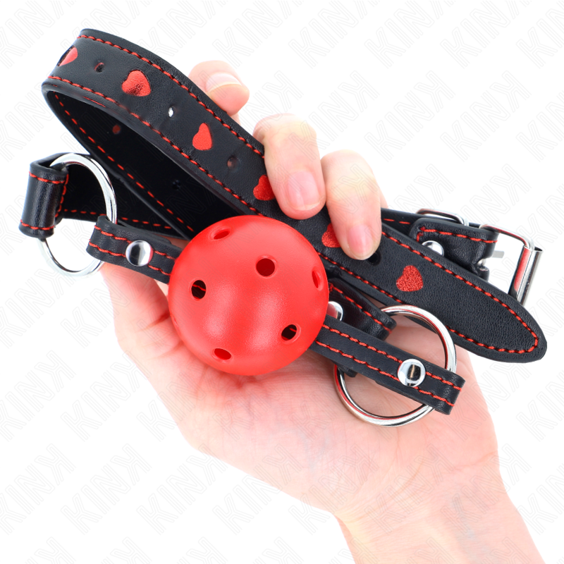 Bâton creux rigide rouge 65 cm — KINK COLLAR & GAG