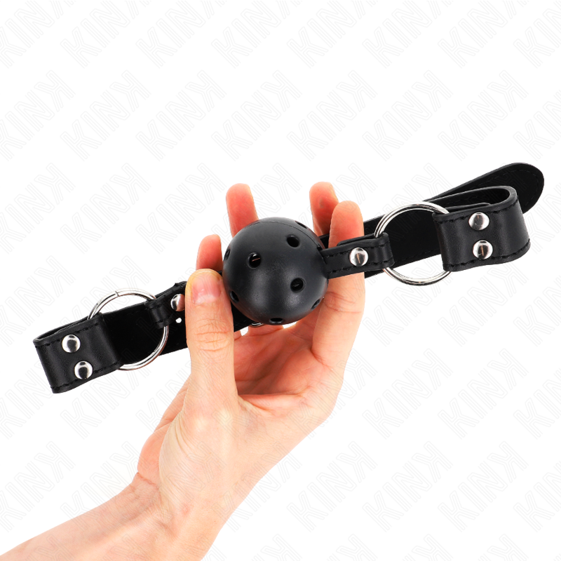 Bastone per mordacchia regolabile con doppio rivetto — KINK COLLAR & GAG