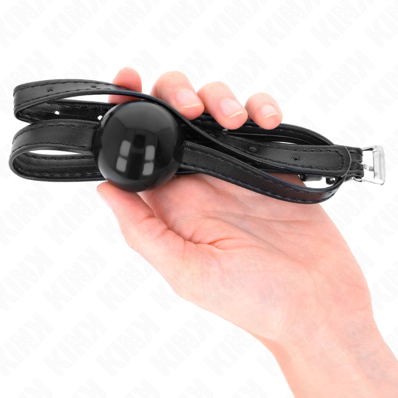 Gag boule en silicone petit format — KINK COLLAR & GAG