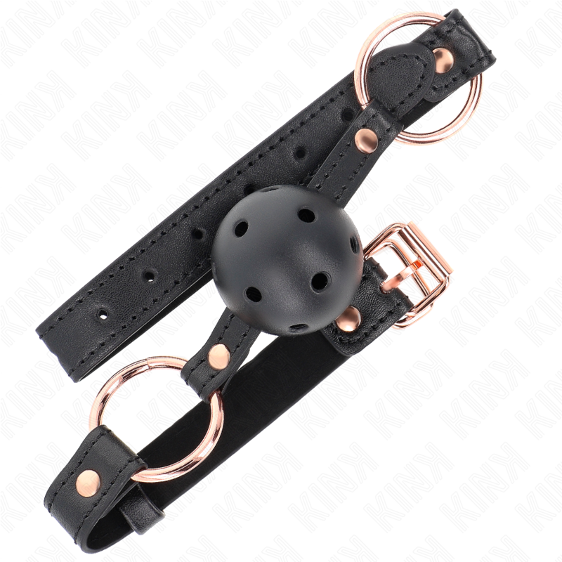 Bâillon boule premium TPE 4 cm — KINK COLLAR & GAG