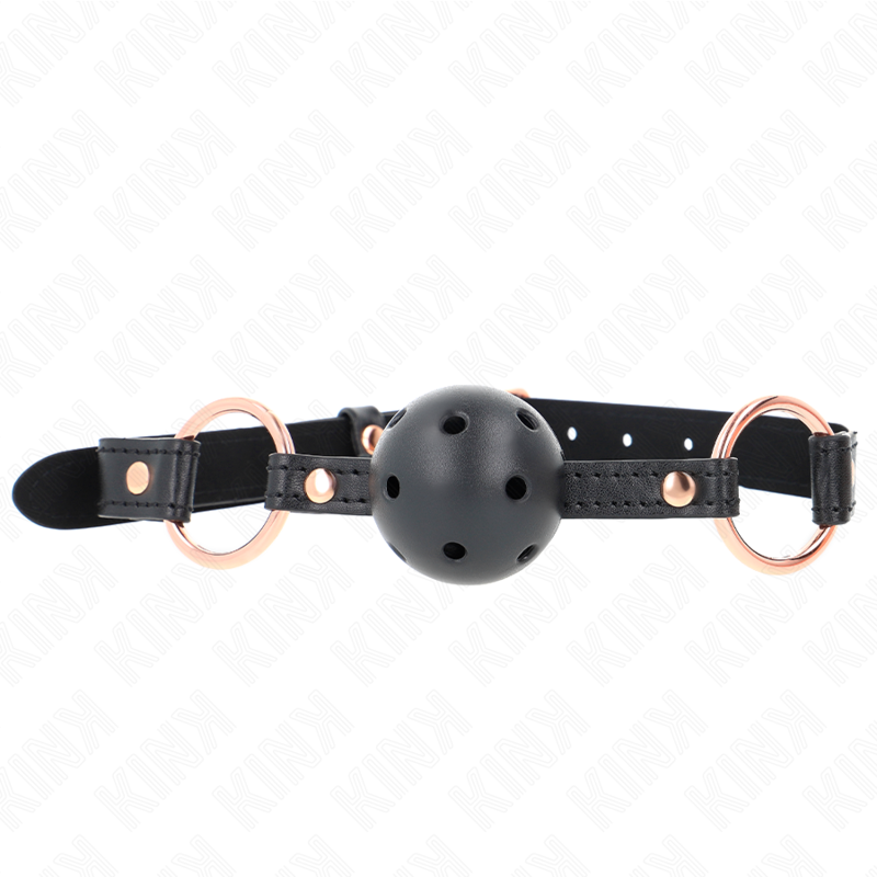 Bâillon boule premium TPE 4 cm — KINK COLLAR & GAG