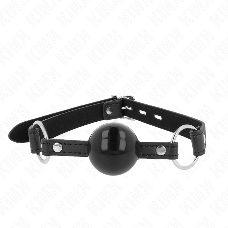 Bâillon boule TPE 4 cm avec cadenas — KINK COLLAR & GAG