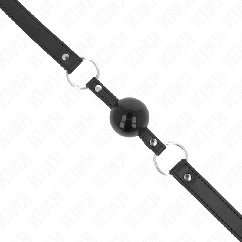 Bâillon boule TPE 4 cm avec cadenas — KINK COLLAR & GAG