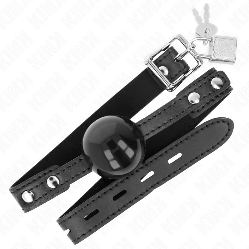 Bague de silence boule souple 4 cm réglable — KINK COLLAR & GAG