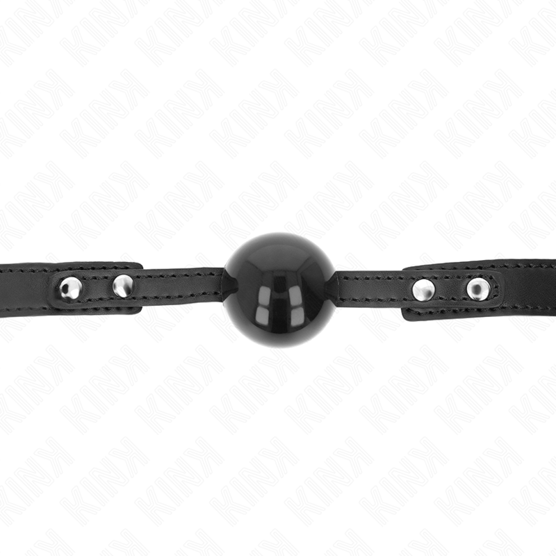 Bague de silence boule souple 4 cm réglable — KINK COLLAR & GAG