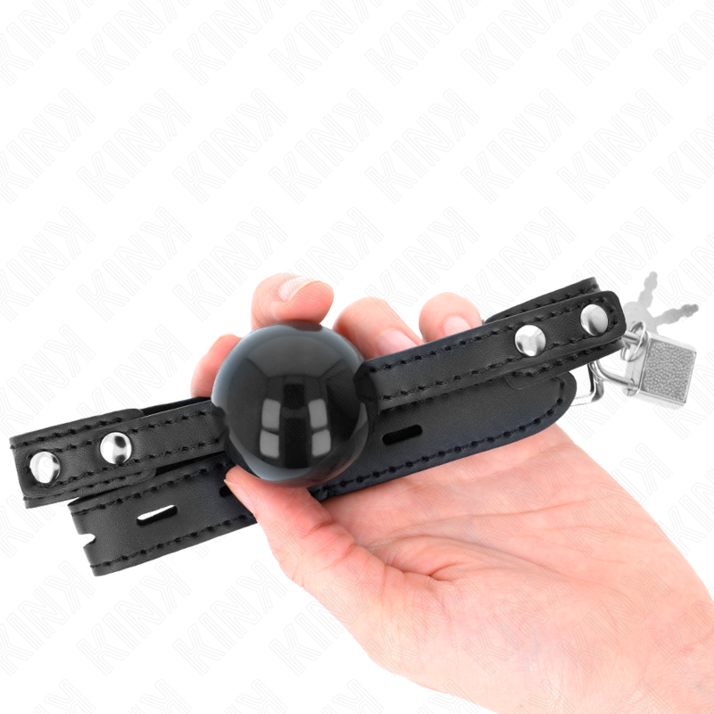 Bague de silence boule souple 4 cm réglable — KINK COLLAR & GAG
