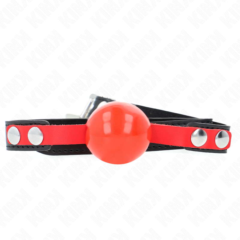 Balle de gag souple en TPE réglable — KINK COLLAR & GAG