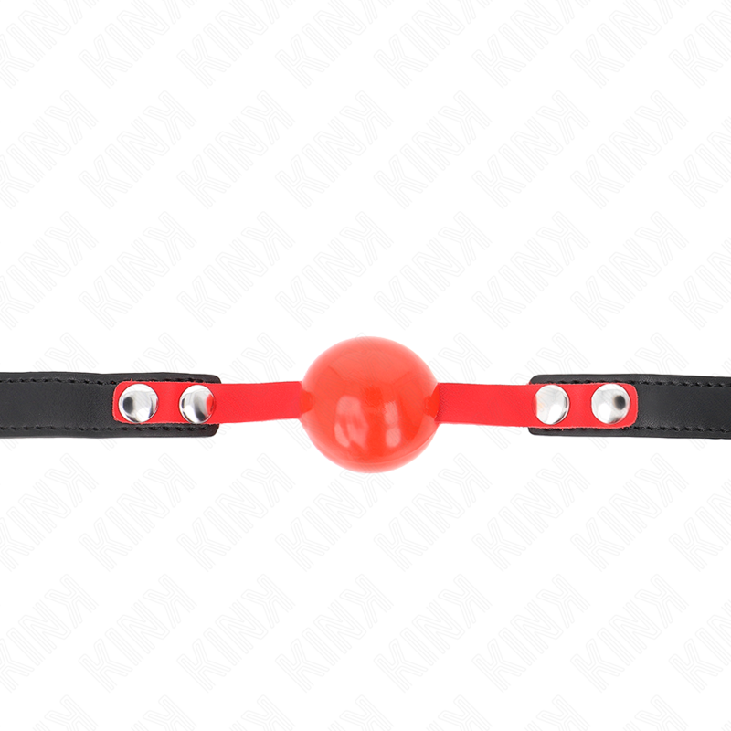 Balle de gag souple en TPE réglable — KINK COLLAR & GAG