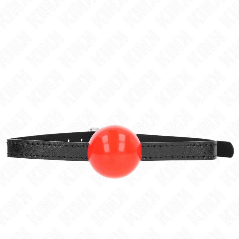 Gag boule solide rouge 4 cm — KINK COLLAR & GAG