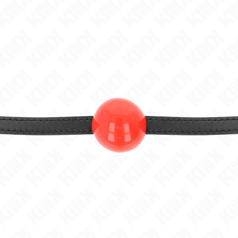 Gag boule solide rouge 4 cm — KINK COLLAR & GAG