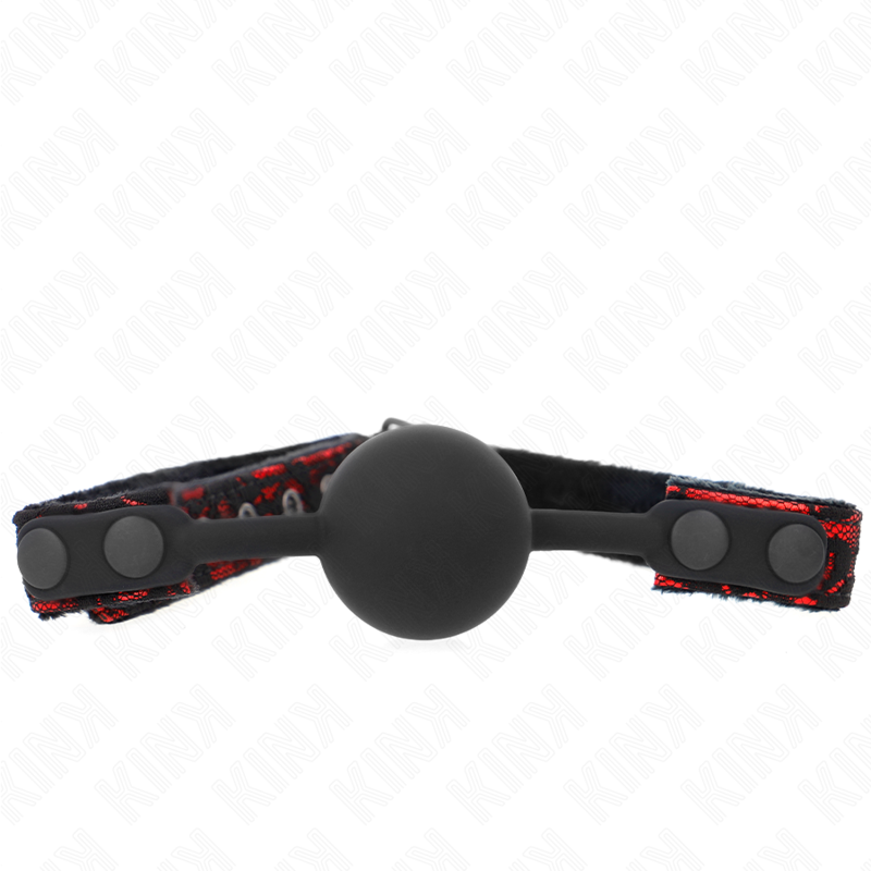 Gag boule silicone 4 cm — KINK COLLAR & GAG