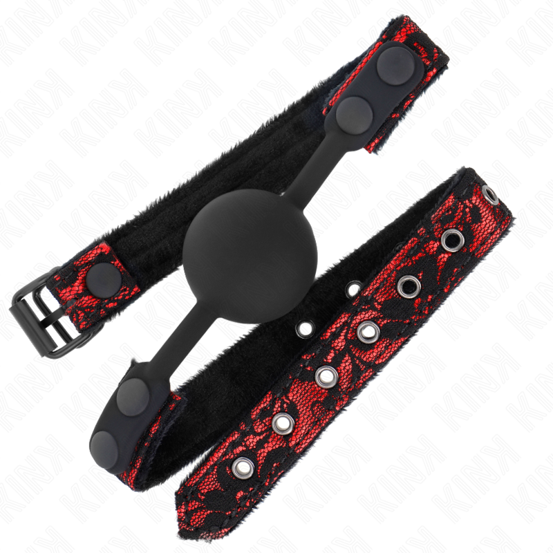 Gag boule silicone 4 cm — KINK COLLAR & GAG