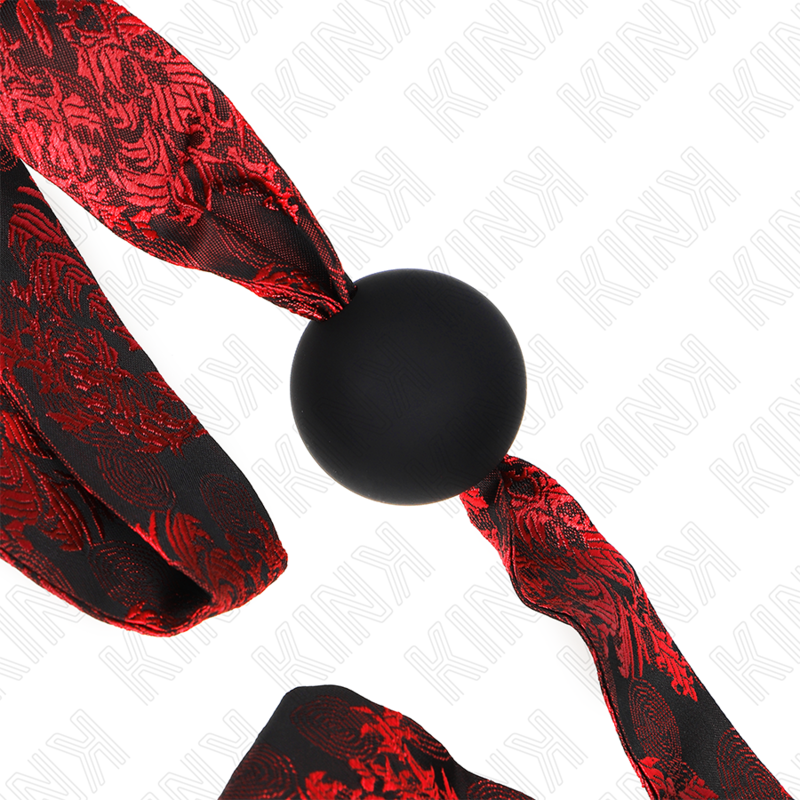 Boule de gag en silicone souple 4,5 cm — KINK COLLAR & GAG