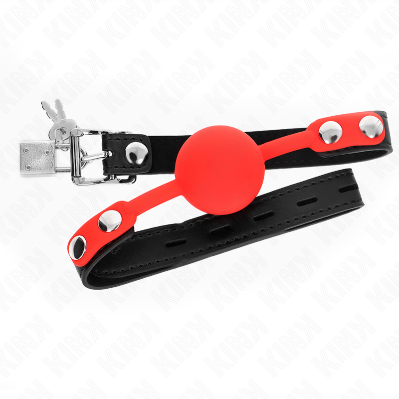Bâton en silicone avec serrure — KINK COLLAR & GAG