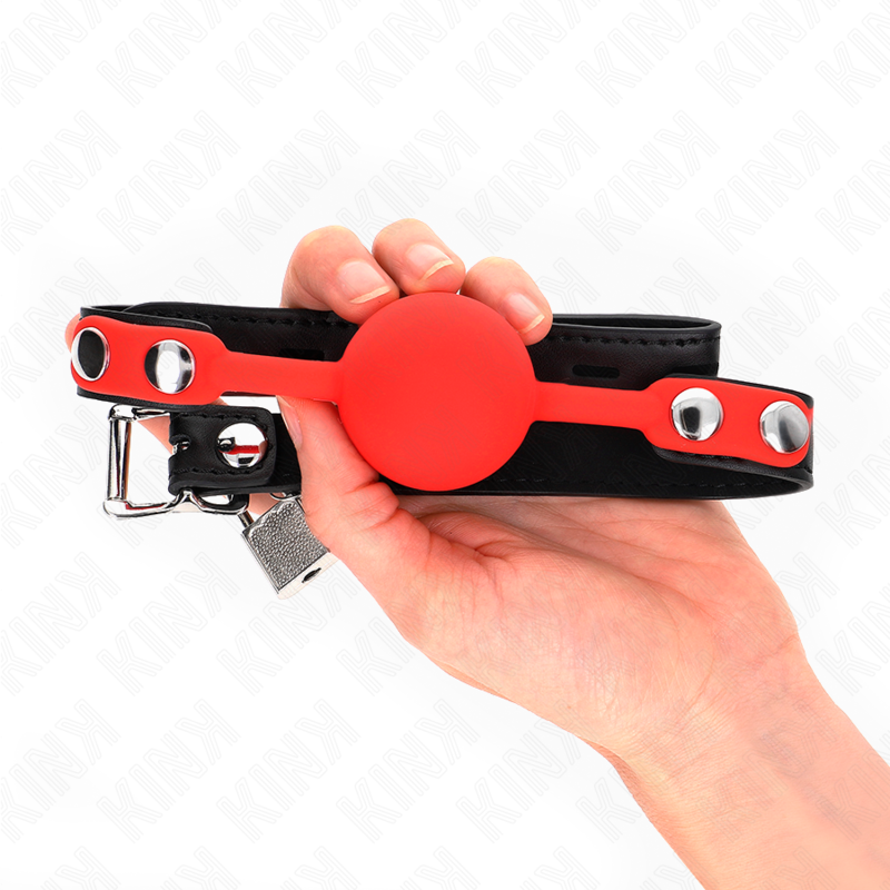Bâton en silicone avec serrure — KINK COLLAR & GAG