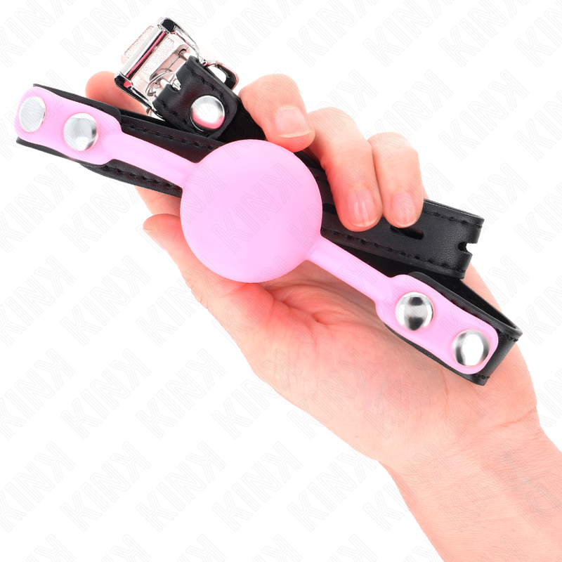 Bâillon boule lumineuse en silicone — KINK COLLAR & GAG