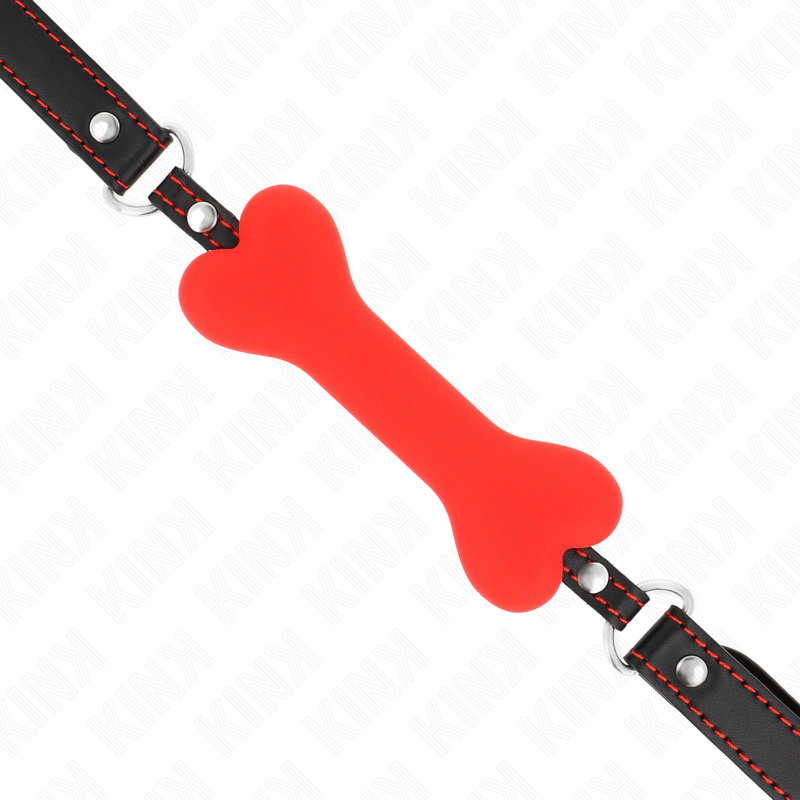Bâillon boule rouge 12 cm — KINK COLLAR & GAG