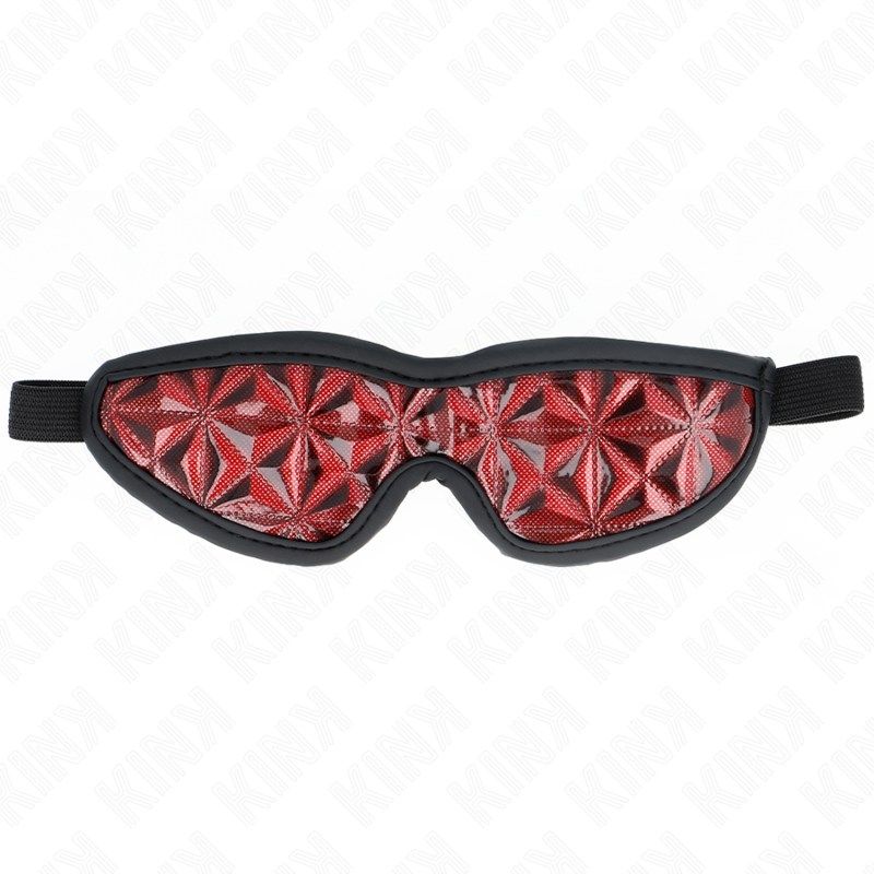 Serre-tête motif diamants rouge — KINK MASKED ALLURE