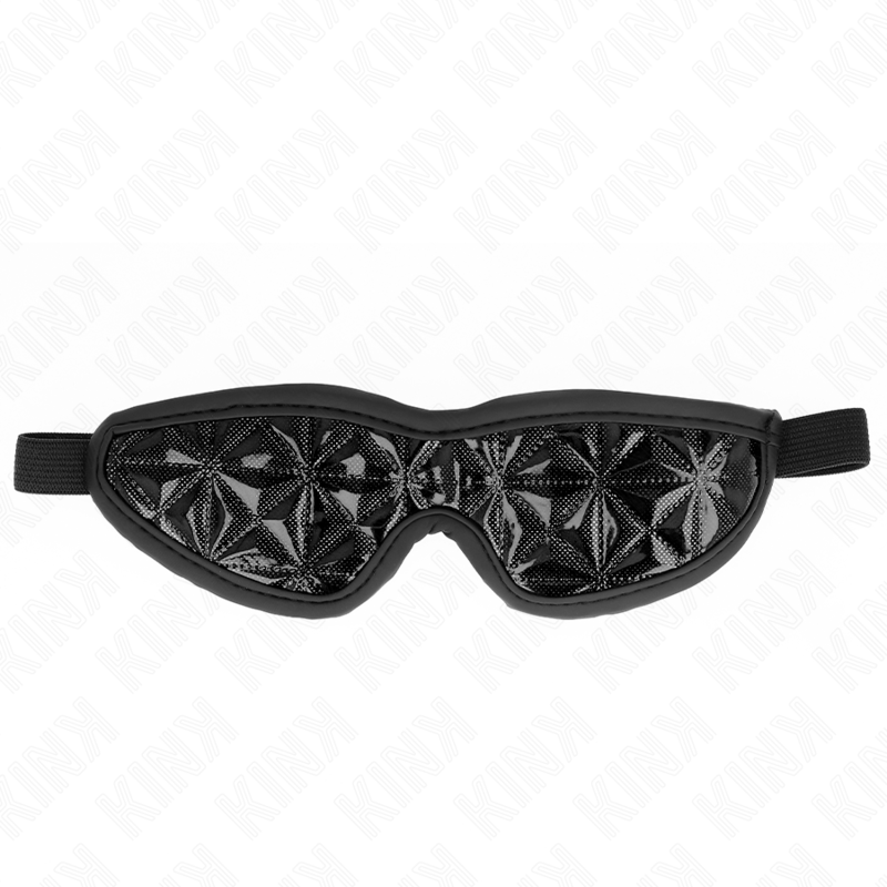 Tira-cabeça com padrão diamante preto — KINK MASKED ALLURE
