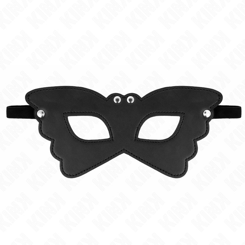 Masque papillon en cuirette 20 x 9 cm — KINK MASKED ALLURE