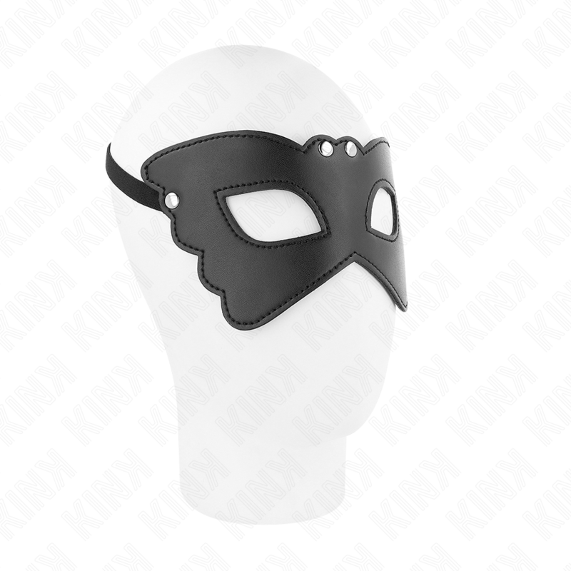 Masque papillon en cuirette 20 x 9 cm — KINK MASKED ALLURE