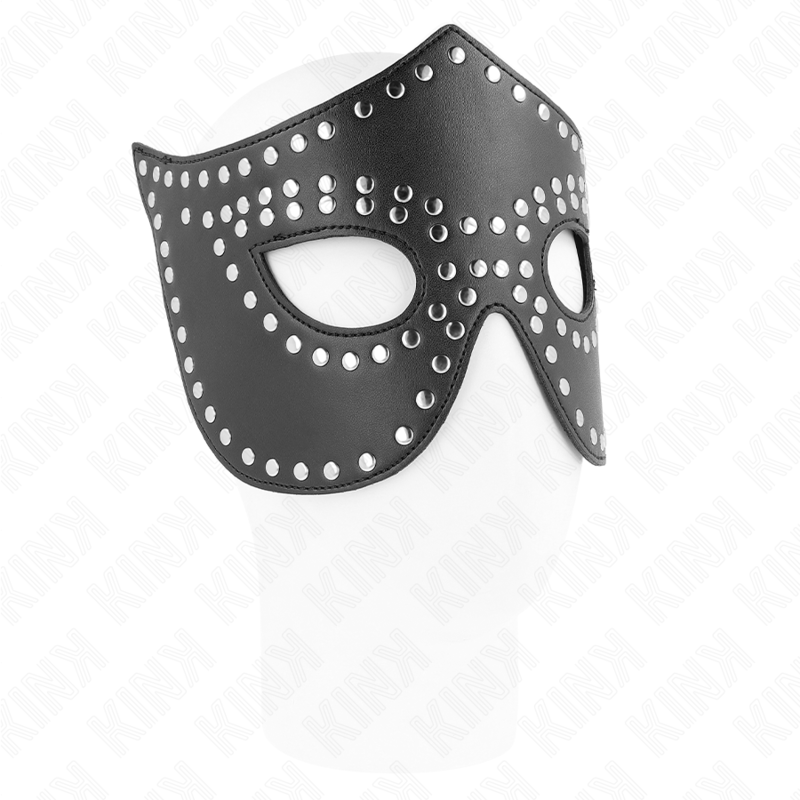 Masque en cuirette à rivets modèle 2 — KINK MASKED ALLURE