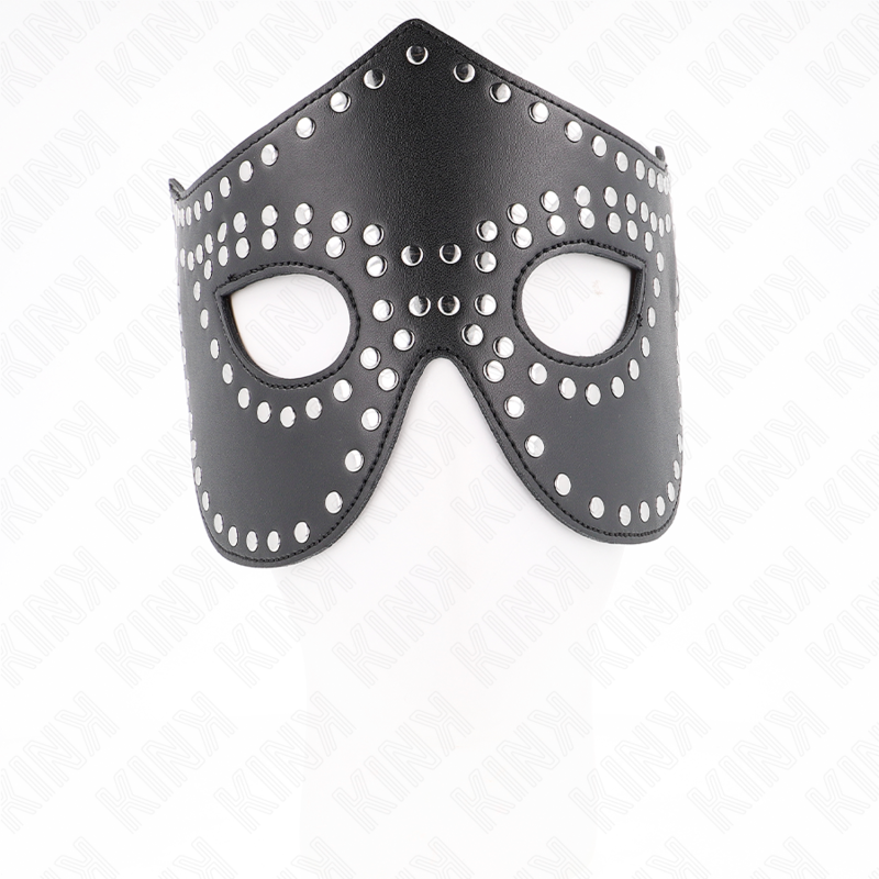 Masque en cuirette à rivets modèle 2 — KINK MASKED ALLURE