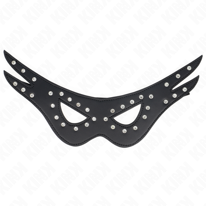 Masque de mystère en cuirette modèle 2 — KINK MASKED ALLURE