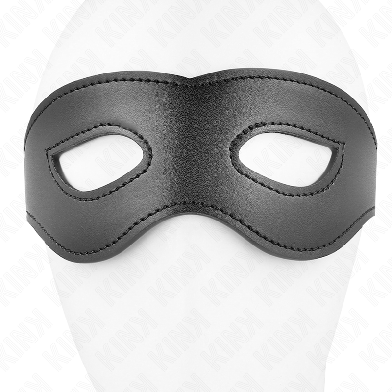 Masque en cuirette ajustable — KINK MASKED ALLURE