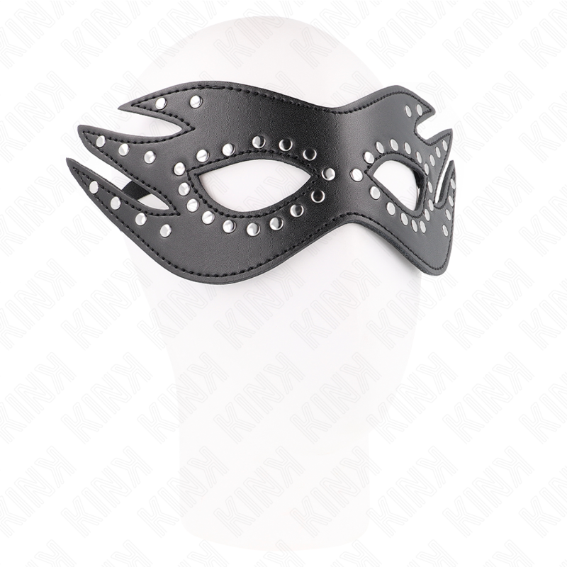 Masque en cuirette à rivets modèle 3 — KINK MASKED ALLURE