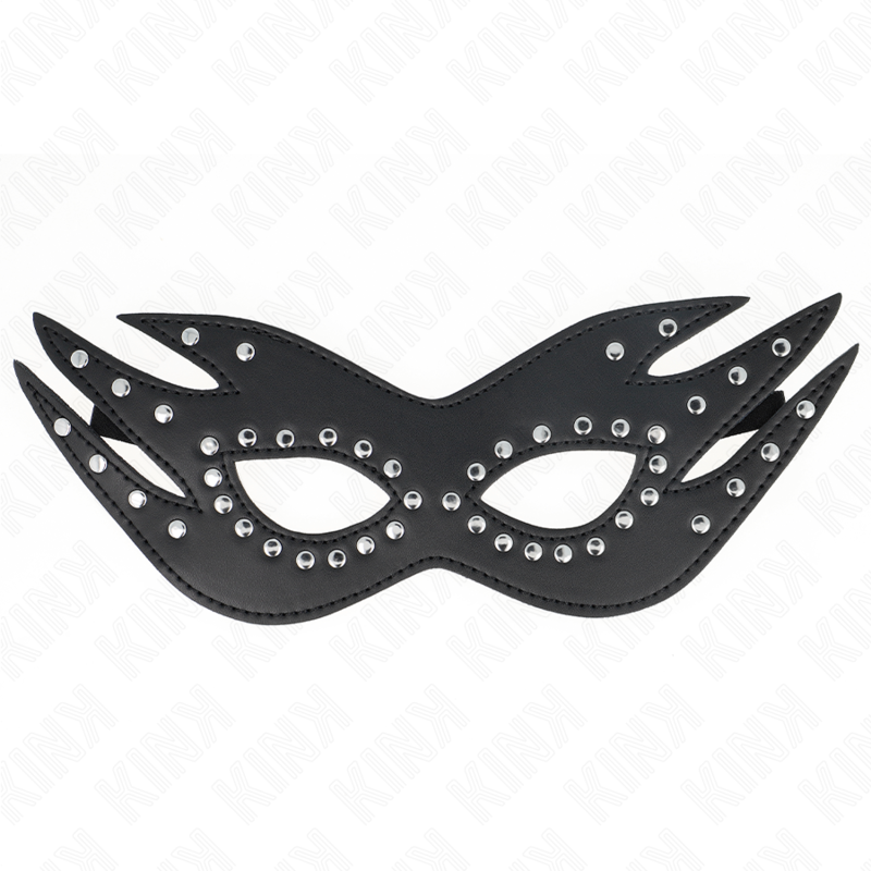 Masque en cuirette à rivets modèle 3 — KINK MASKED ALLURE