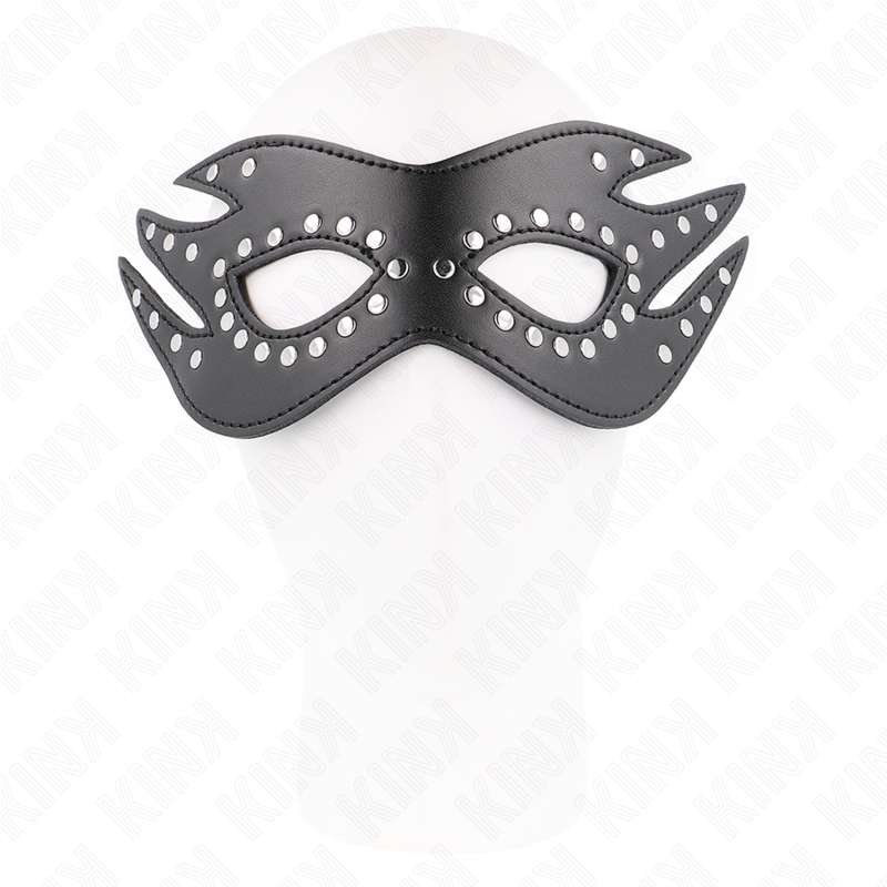 Masque en cuirette à rivets modèle 3 — KINK MASKED ALLURE