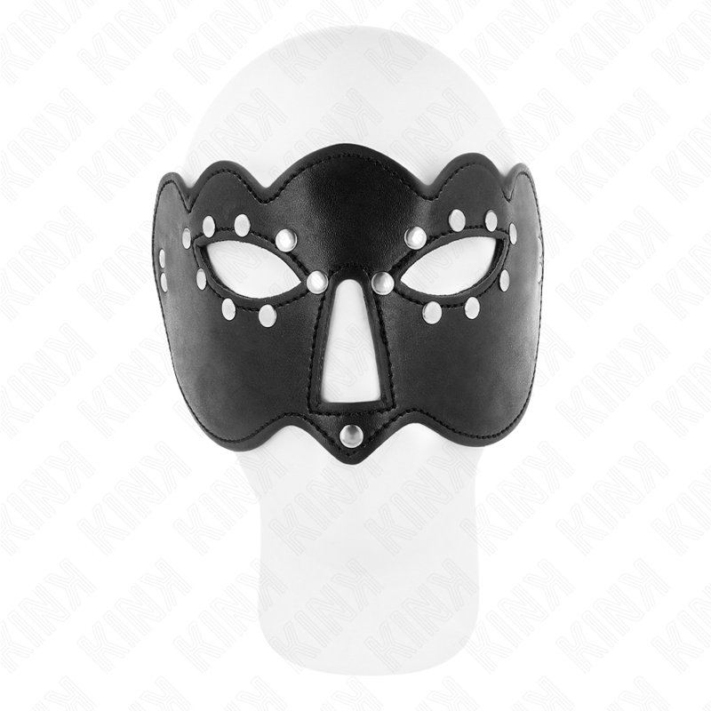Masque de mystère en satin et dentelle — KINK MASKED ALLURE