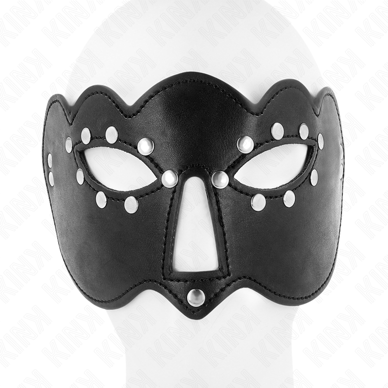 Masque de mystère en satin et dentelle — KINK MASKED ALLURE