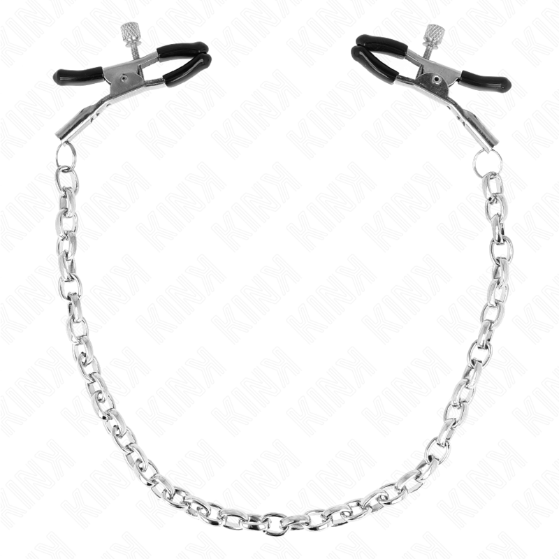 Pinces à tétons chaîne épaisse 30 cm — KINK NIPPLE GRIP