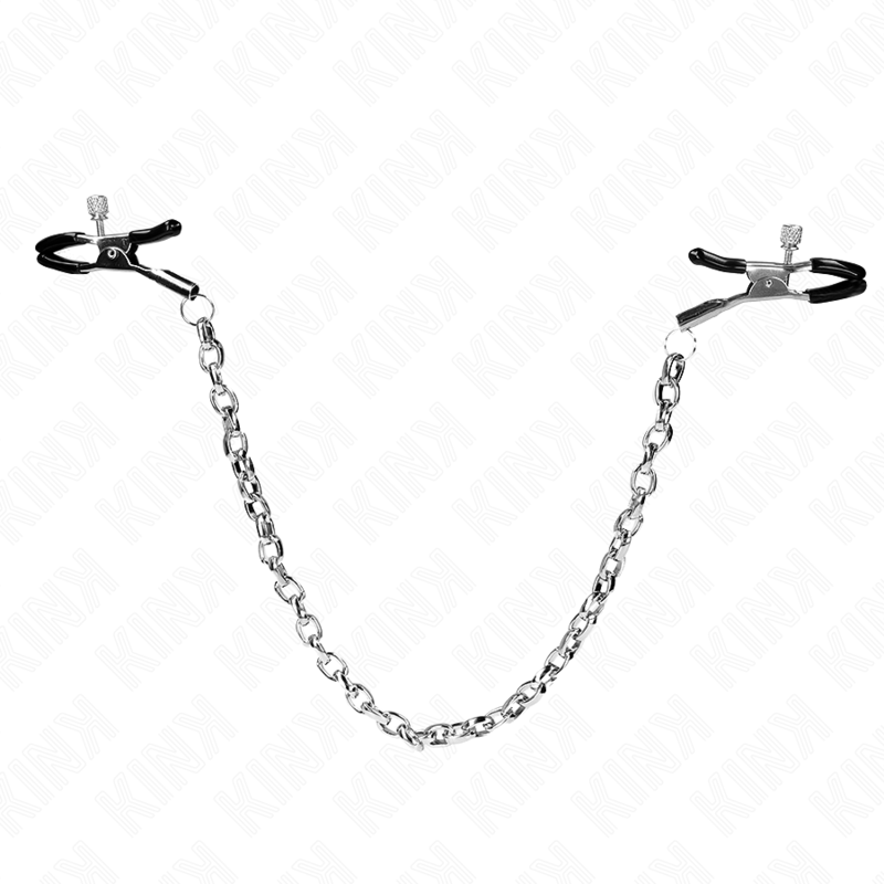 Pinces à tétons chaîne épaisse 30 cm — KINK NIPPLE GRIP