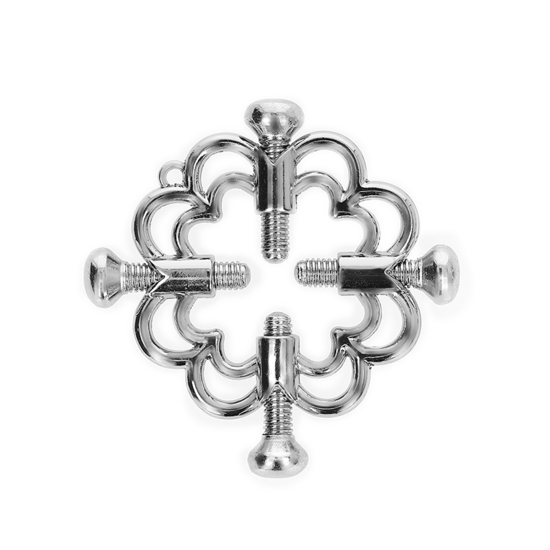 Pinces à tétons fleur en métal — KINK NIPPLE GRIP