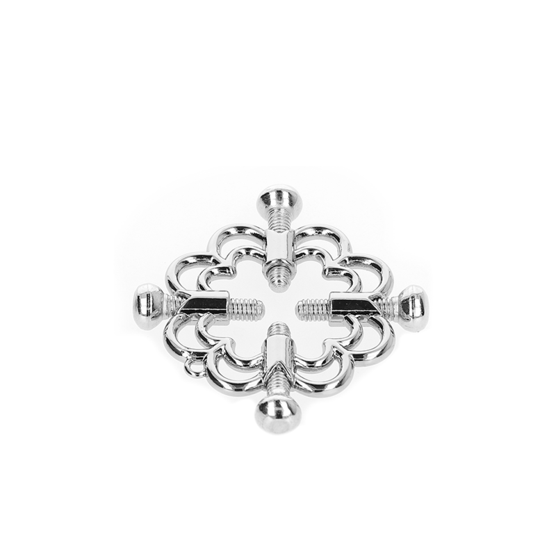 Pinces à tétons fleur en métal — KINK NIPPLE GRIP
