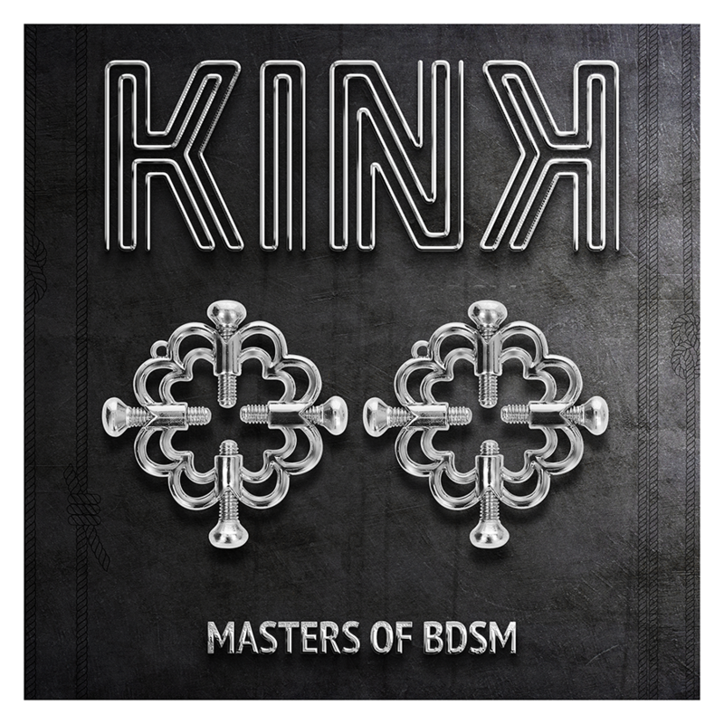 Pinces à tétons fleur en métal — KINK NIPPLE GRIP